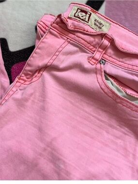 Levi  Ashley Wise Pink Denim Pants